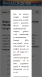 Mobile Screenshot of noclegi.o11.com.pl